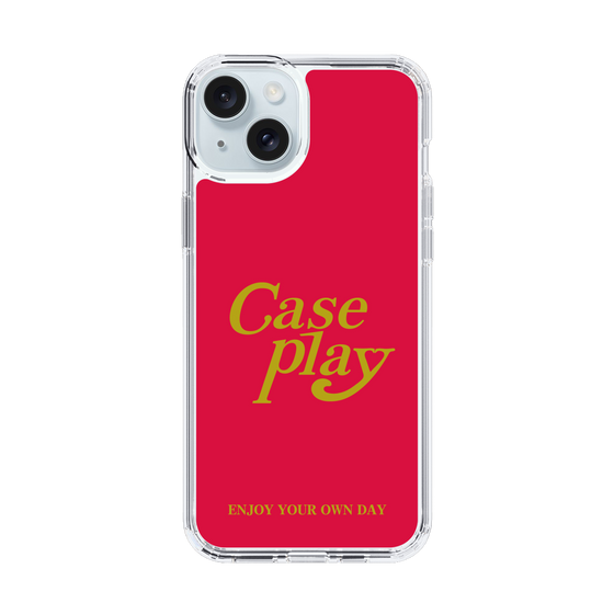 Slim Protection Case［ Original - ENJOY YOUR OWN DAY - Red ］