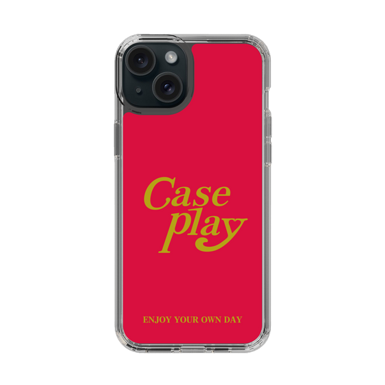 Slim Protection Case［ Original - ENJOY YOUR OWN DAY - Red ］