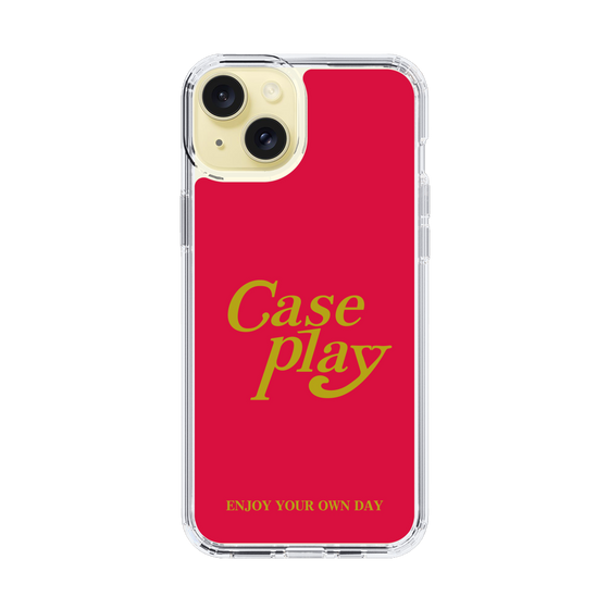 Slim Protection Case［ Original - ENJOY YOUR OWN DAY - Red ］