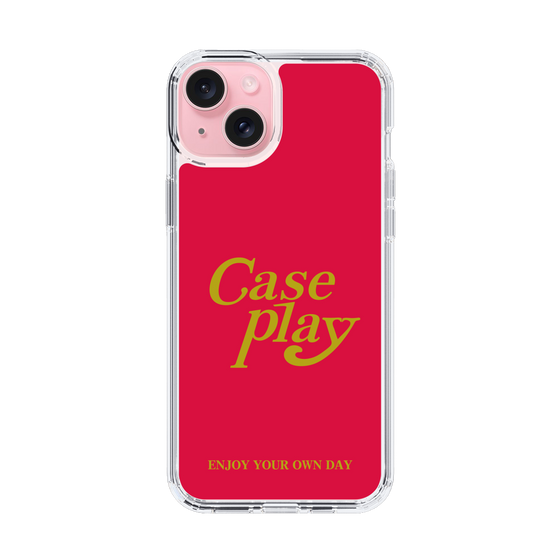Slim Protection Case［ Original - ENJOY YOUR OWN DAY - Red ］