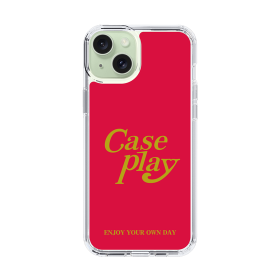 Slim Protection Case［ Original - ENJOY YOUR OWN DAY - Red ］