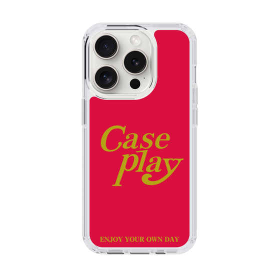 Slim Protection Case［ Original - ENJOY YOUR OWN DAY - Red ］