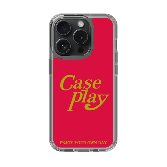 Slim Protection Case［ Original - ENJOY YOUR OWN DAY - Red ］
