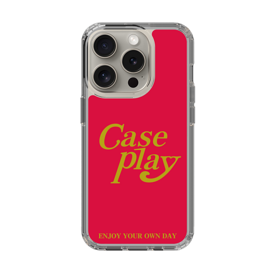 Slim Protection Case［ Original - ENJOY YOUR OWN DAY - Red ］