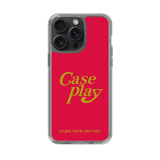 Slim Protection Case［ Original - ENJOY YOUR OWN DAY - Red ］