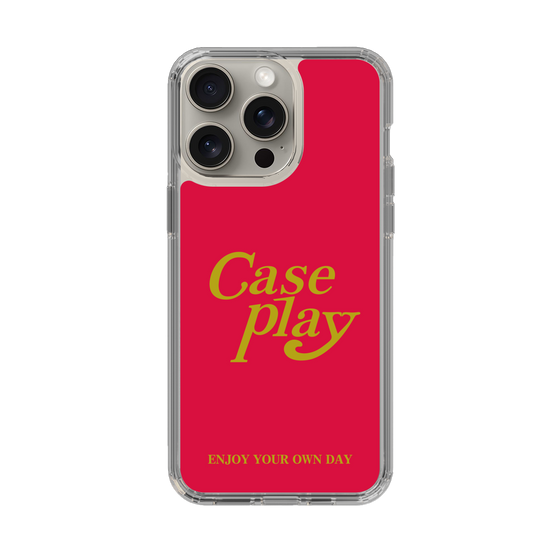 Slim Protection Case［ Original - ENJOY YOUR OWN DAY - Red ］