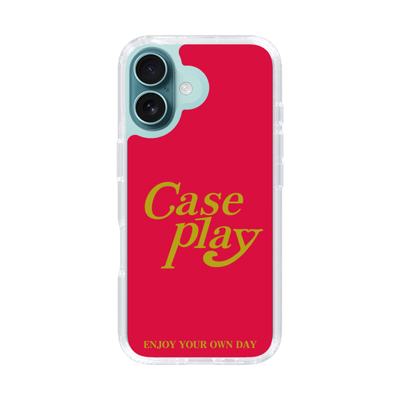 Slim Protection Case［ Original - ENJOY YOUR OWN DAY - Red ］