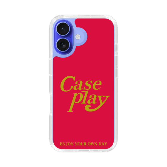 Slim Protection Case［ Original - ENJOY YOUR OWN DAY - Red ］