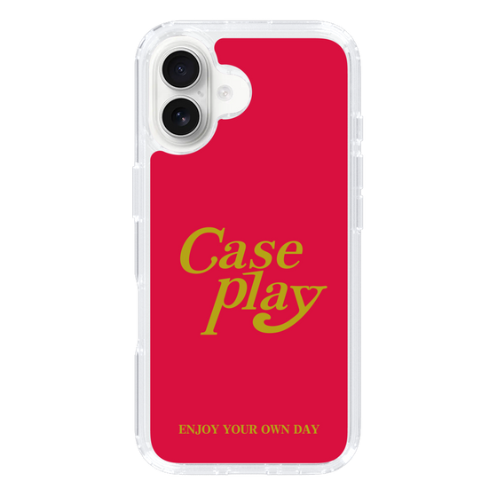 Slim Protection Case［ Original - ENJOY YOUR OWN DAY - Red ］