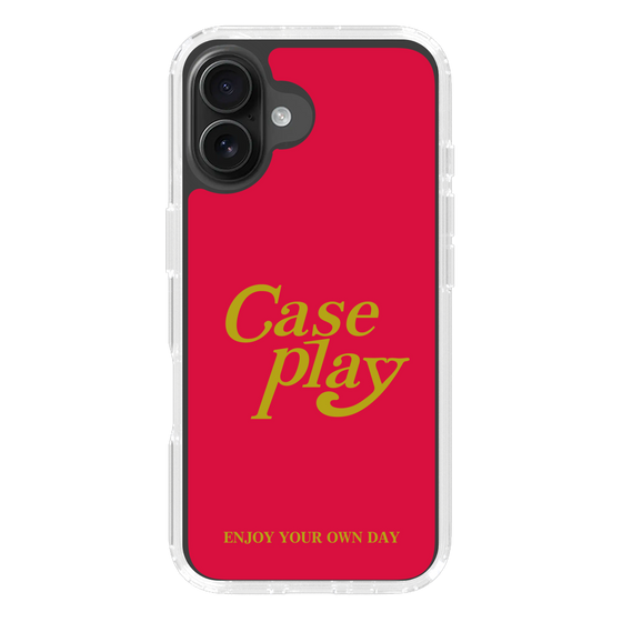Slim Protection Case［ Original - ENJOY YOUR OWN DAY - Red ］