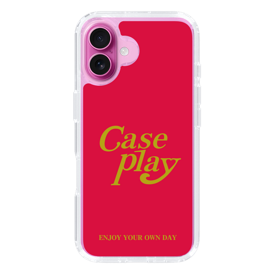 Slim Protection Case［ Original - ENJOY YOUR OWN DAY - Red ］