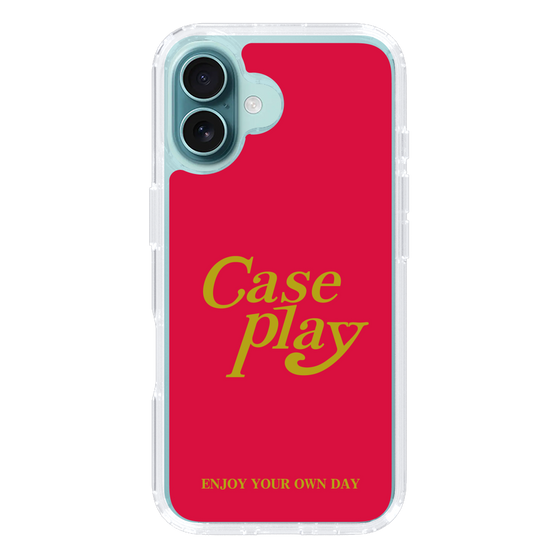 Slim Protection Case［ Original - ENJOY YOUR OWN DAY - Red ］