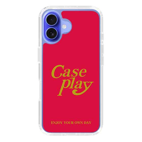 Slim Protection Case［ Original - ENJOY YOUR OWN DAY - Red ］
