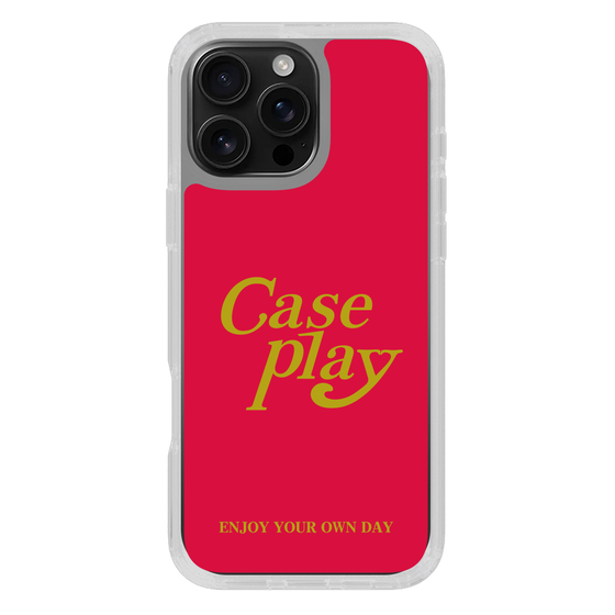 Slim Protection Case［ Original - ENJOY YOUR OWN DAY - Red ］