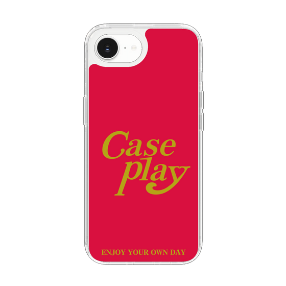 Slim Protection Case［ Original - ENJOY YOUR OWN DAY - Red ］
