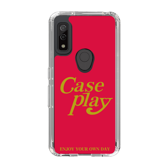 Slim Protection Case［ Original - ENJOY YOUR OWN DAY - Red ］
