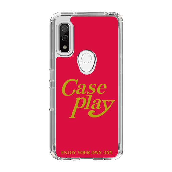 Slim Protection Case［ Original - ENJOY YOUR OWN DAY - Red ］