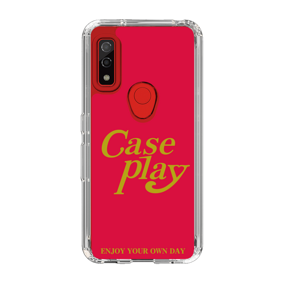Slim Protection Case［ Original - ENJOY YOUR OWN DAY - Red ］