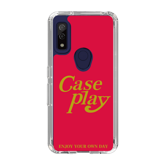 Slim Protection Case［ Original - ENJOY YOUR OWN DAY - Red ］