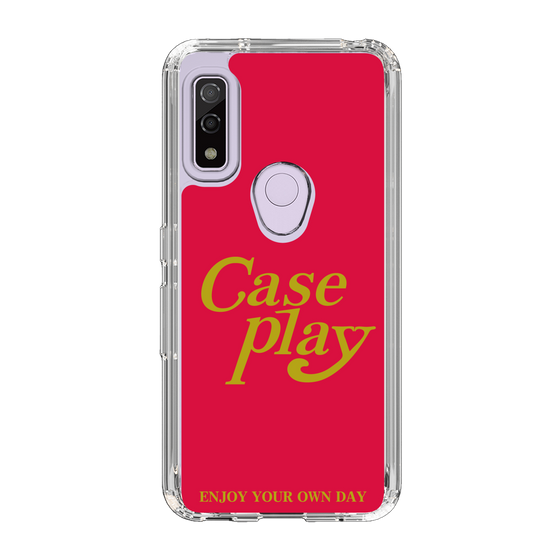 Slim Protection Case［ Original - ENJOY YOUR OWN DAY - Red ］
