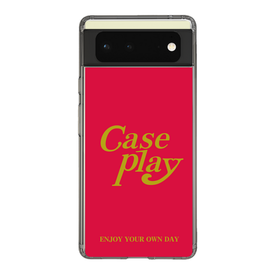 Slim Protection Case［ Original - ENJOY YOUR OWN DAY - Red ］