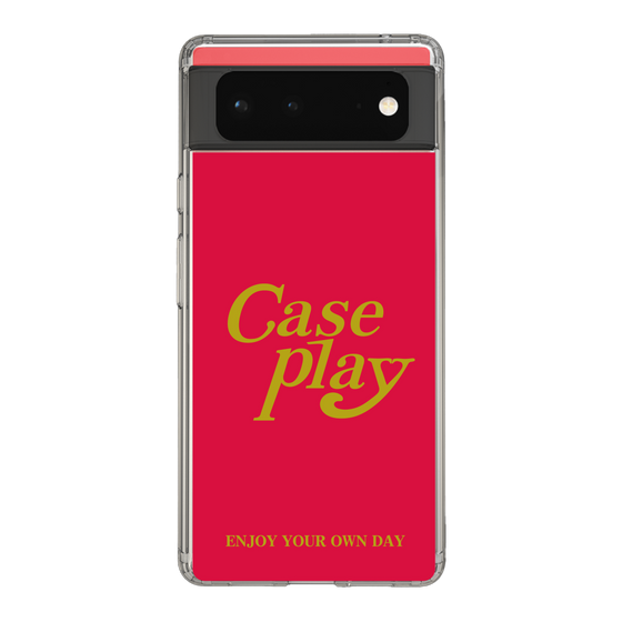 Slim Protection Case［ Original - ENJOY YOUR OWN DAY - Red ］