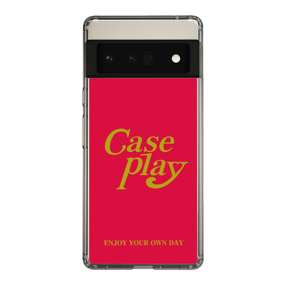 Slim Protection Case［ Original - ENJOY YOUR OWN DAY - Red ］