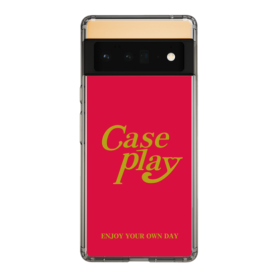 Slim Protection Case［ Original - ENJOY YOUR OWN DAY - Red ］