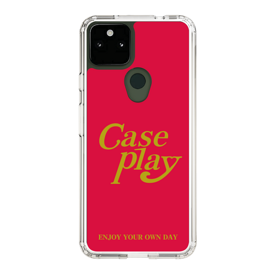 Slim Protection Case［ Original - ENJOY YOUR OWN DAY - Red ］
