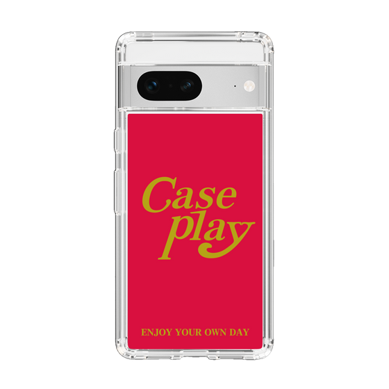 Slim Protection Case［ Original - ENJOY YOUR OWN DAY - Red ］