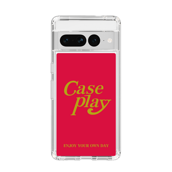 Slim Protection Case［ Original - ENJOY YOUR OWN DAY - Red ］
