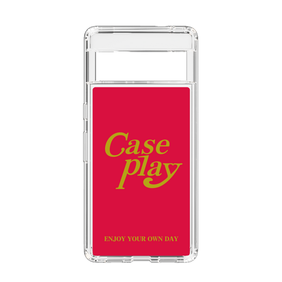 Slim Protection Case［ Original - ENJOY YOUR OWN DAY - Red ］