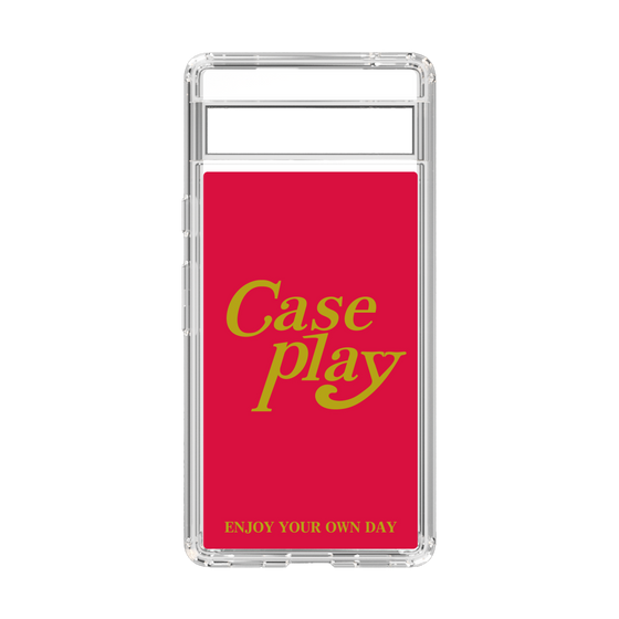 Slim Protection Case［ Original - ENJOY YOUR OWN DAY - Red ］
