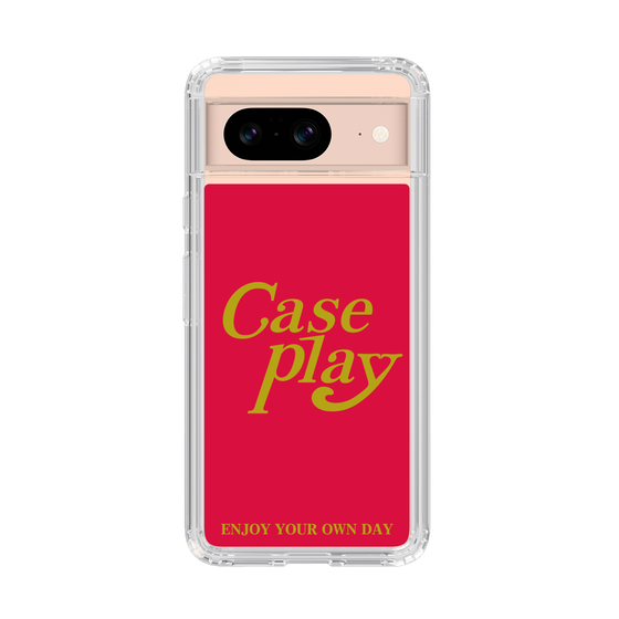 Slim Protection Case［ Original - ENJOY YOUR OWN DAY - Red ］