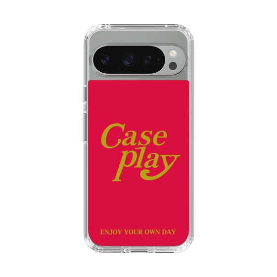 Slim Protection Case［ Original - ENJOY YOUR OWN DAY - Red ］