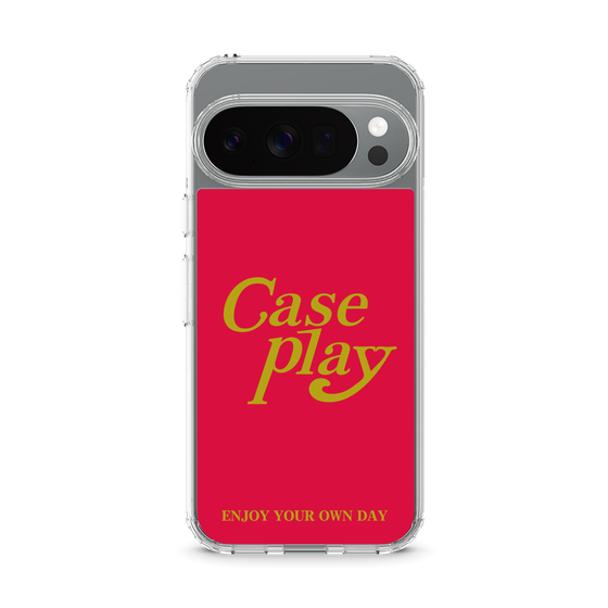 Slim Protection Case［ Original - ENJOY YOUR OWN DAY - Red ］