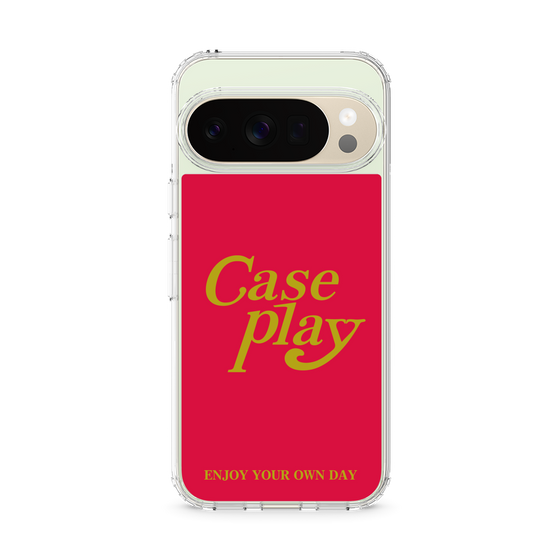 Slim Protection Case［ Original - ENJOY YOUR OWN DAY - Red ］