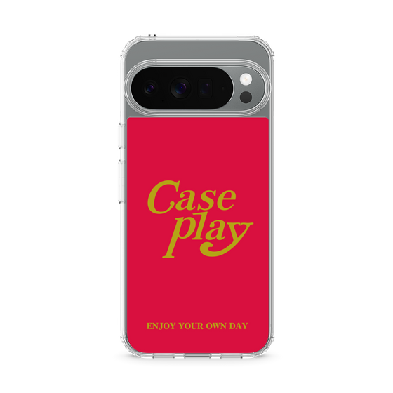 Slim Protection Case［ Original - ENJOY YOUR OWN DAY - Red ］
