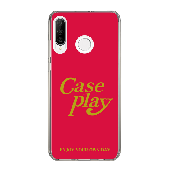 Slim Protection Case［ Original - ENJOY YOUR OWN DAY - Red ］