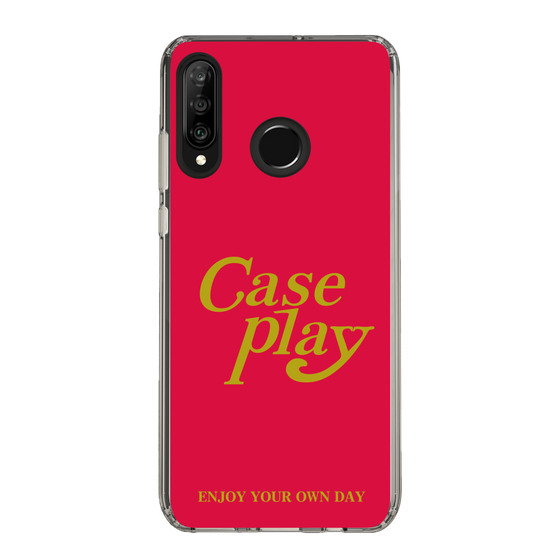 Slim Protection Case［ Original - ENJOY YOUR OWN DAY - Red ］