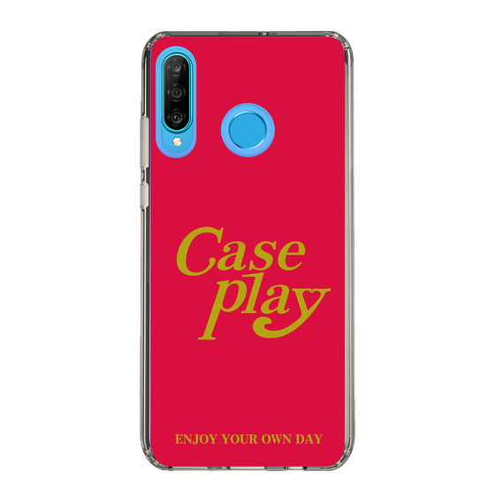 Slim Protection Case［ Original - ENJOY YOUR OWN DAY - Red ］