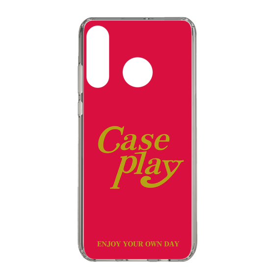 Slim Protection Case［ Original - ENJOY YOUR OWN DAY - Red ］