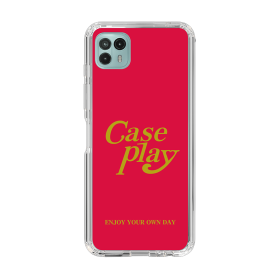 Slim Protection Case［ Original - ENJOY YOUR OWN DAY - Red ］