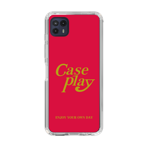 Slim Protection Case［ Original - ENJOY YOUR OWN DAY - Red ］