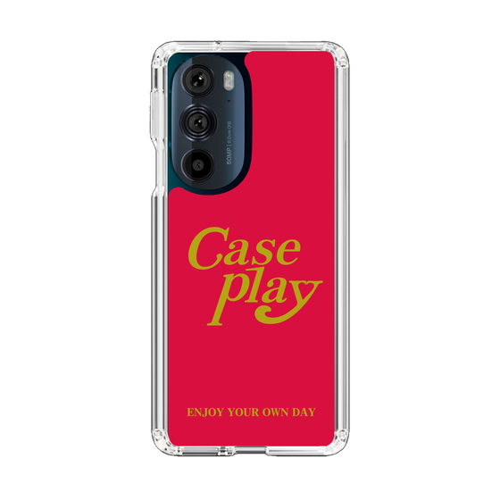 Slim Protection Case［ Original - ENJOY YOUR OWN DAY - Red ］