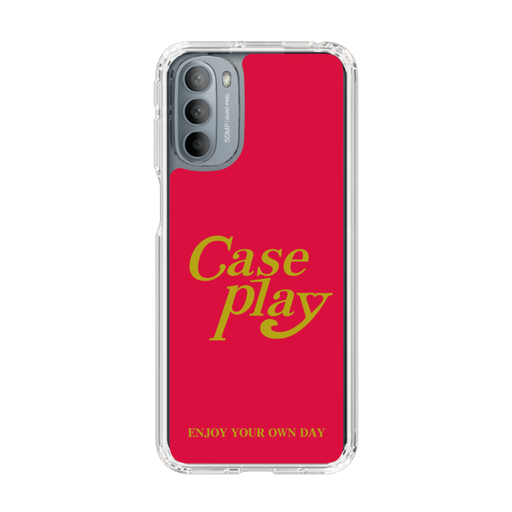 Slim Protection Case［ Original - ENJOY YOUR OWN DAY - Red ］