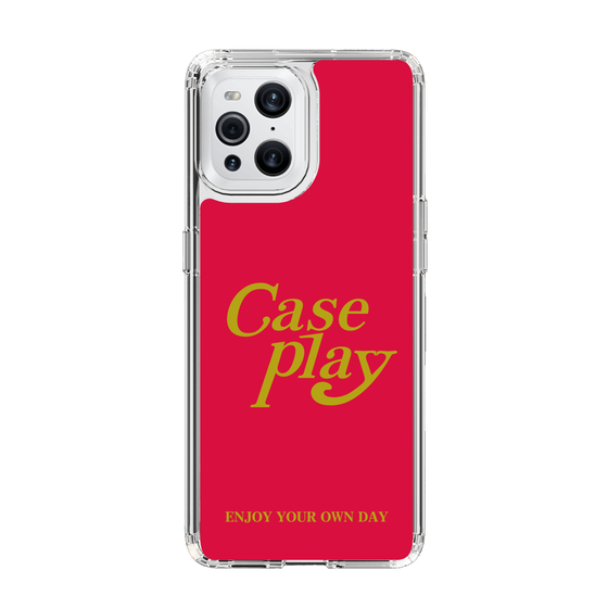 Slim Protection Case［ Original - ENJOY YOUR OWN DAY - Red ］