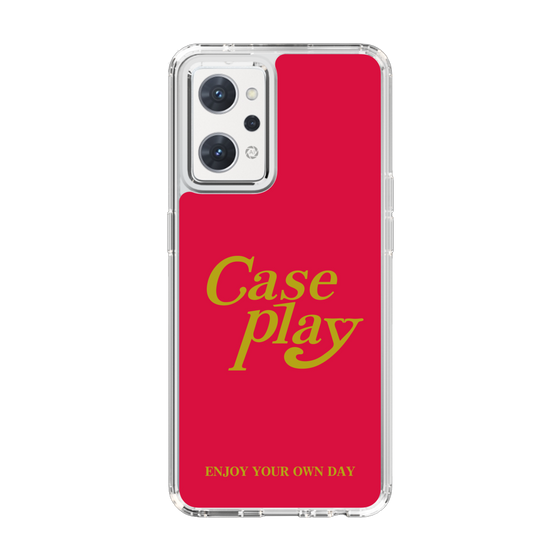Slim Protection Case［ Original - ENJOY YOUR OWN DAY - Red ］