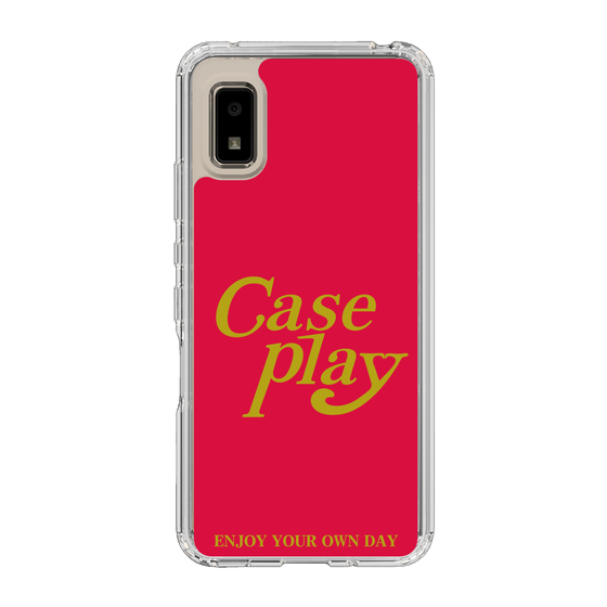 Slim Protection Case［ Original - ENJOY YOUR OWN DAY - Red ］