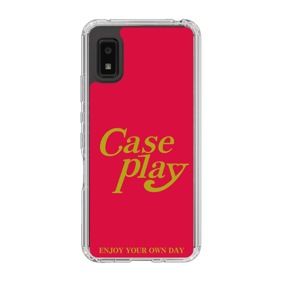 Slim Protection Case［ Original - ENJOY YOUR OWN DAY - Red ］